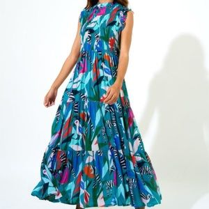 Oliphant Design silk blend maxi dress